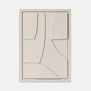 3D obraz ABSTRACT III - NATURAL CREAM Rozmery 3D obrazu: 35 x 50 cm