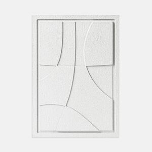 3D obraz ABSTRACT III - BIANCO Rozmery 3D obrazu: 35 x 50 cm