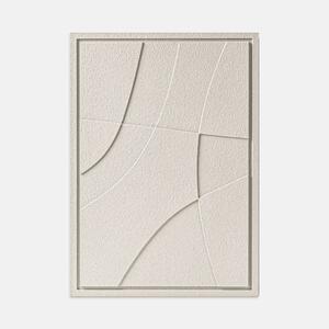 3D obraz ABSTRACT II - NATURAL CREAM Rozmery 3D obrazu: 35 x 50 cm