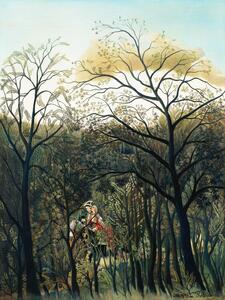 Obrazová reprodukcia Rendezvous in the Forest - Henri Rousseau, (30 x 40 cm)