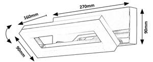 Rabalux 75019 - LED Kúpeľňové nástenné svietidlo BLAS LED/15W/230V 4000K