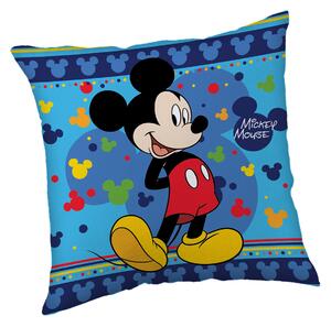 Jerry Fabrics Dekoračný vankúšik 40x40 cm - Mickey "Blue"