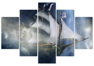 Obraz - Loď duchov (150x105 cm)