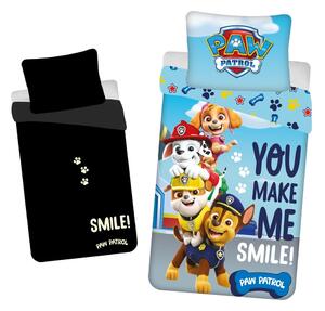Bavlnené detské obliečky so svietiacim efektom na jednolôžko 140x200 cm Paw Patrol – Jerry Fabrics