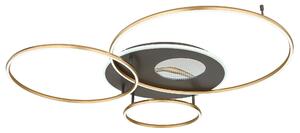 STROPNÉ LED SVIETIDLO, 126.4/105.3/13 cm Globo - Interiérové svietidlá