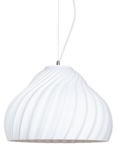 Luster na lanku SILVO 1xE27/60W/230V pr. 38 cm biela