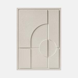 3D obraz GEOMETRIC I - NATURAL CREAM Rozmery 3D obrazu: 35 x 50 cm