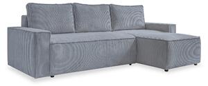 ROHOVÁ SEDAČKA, textil, svetlosivá MID.YOU - Sedačky, Online Only