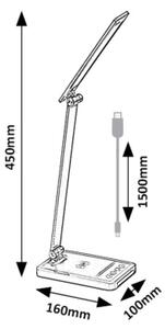 Rabalux 74213 - LED Stmievateľná stolná lampa TRAZE LED/5W/5V