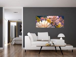 Obraz kvetov (120x50 cm)
