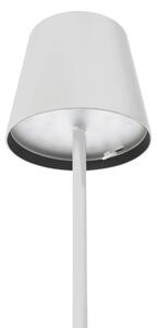 LED Stmievateľná vonkajšia stolná lampa LED/4W/4000 mAh 3000/4000/5500K IP44 biela