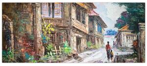 Obraz Filipínske dediny, Ázia (120x50 cm)