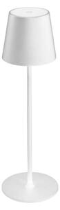 LED Stmievateľná vonkajšia stolná lampa LED/4W/4000 mAh 3000/4000/5500K IP44 biela