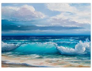 Obraz - Morské vlny (70x50 cm)