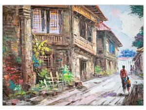 Obraz Filipínske dediny, Ázia (70x50 cm)
