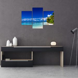Obraz tropickej pláže (90x60 cm)