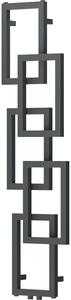 Mexen Grid, dekoratívny kúpeľňový radiátor 1360 x 390 mm, 349 W, grafitová, W215-1360-390-00-66