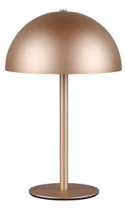 LED stolová lampa v bronzovej farbe s kovovým tienidlom (výška 21 cm) Munoz – Reality