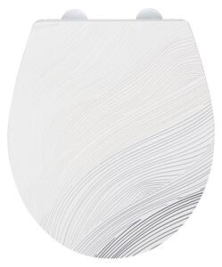 Záchodová doska s automatickým zatváraním 38 x 44,5 cm Menin – Wenko