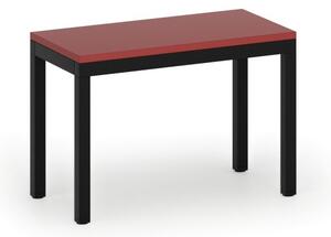 Šatníková lavica, sedák - lamino, dĺžka 600 mm, červená