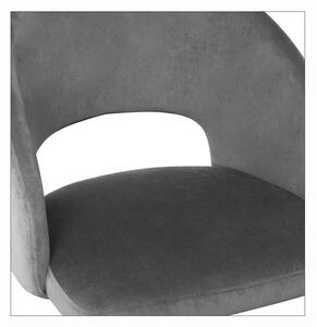 Halmar K455 stolička šedá