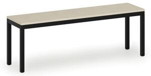 Šatníková lavica, sedák - lamino, dĺžka 1200 mm, breza