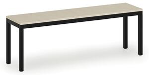 Šatníková lavica, sedák - lamino, dĺžka 1200 mm, breza
