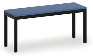 Šatníková lavica, sedák - lamino, dĺžka 900 mm, modrá