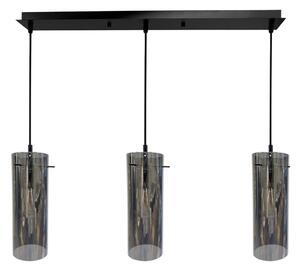 Luster na lanku PADOVA 3xE27/15W/230V čierna