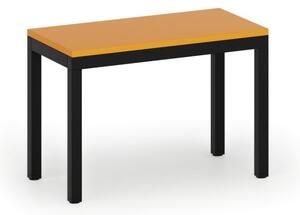 Šatníková lavica, sedák - lamino, dĺžka 600 mm, oranžová