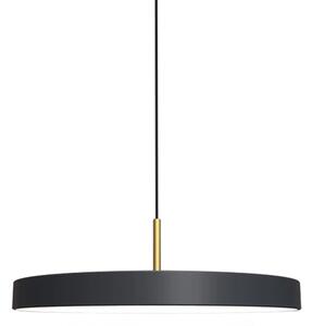 LED Luster na lanku DISC LED/38W/230V pr. 45 cm čierna