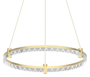 LED Luster na lanku ELEGANCE LED/36W/230V pr. 60 cm zlatá