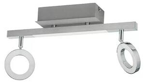 LED stropné bodové svietidlo Eglo Cardillio 1 / 9,7 W / hliník / chróm / teplá biela