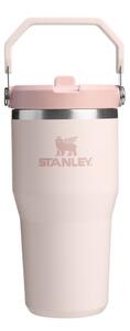 Svetloružová termoska z nehrdzavejúcej ocele 600 ml IceFlow™ Flip Straw 2.0 Tumbler Rose Quartz – Stanley