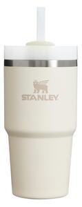 Krémovobiela termoska so slamkou z nehrdzavejúcej ocele 600 ml Quencher H2.0 FlowState Tumbler Cream – Stanley