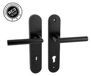 MPK - SECURO ALU A01 PLUS - SO FAVORIT kľučka/kľučka 72 mm Čierna matná