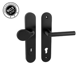 MPK - SECURO ALU A01 PLUS - SO M1 FAVORIT madlo/kľučka 72 mm Čierna matná