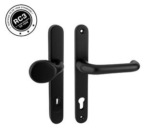 MPK - SECURO ALU A04 PLUS - SOU M1 COSLAN madlo/kľučka 92 mm Čierna matná