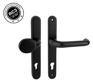 MPK - SECURO ALU A04 - SOU M1 COSLAN madlo/kľučka PZ 92 mm Čierna matná
