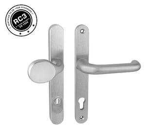 MPK - SECURO ALU A04 PLUS - SOU M1 COSLAN madlo/kľučka 92 mm Nerez matná