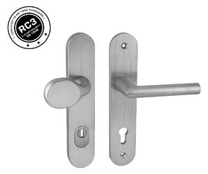 MPK - SECURO ALU A01 PLUS - SO M1 FAVORIT madlo/kľučka 72 mm Nerez matná