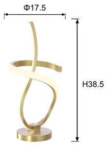 ONLI - LED Stolná lampa KIRA LED/12W/230V 4000K 38,5 cm zlatá