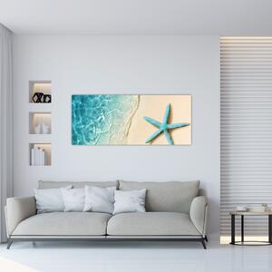 Obraz - Hviezdica na pláži (120x50 cm)