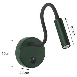 Brilagi - LED Flexibilná nástenná lampa MAYA LED/3W/230V 4000K zelená