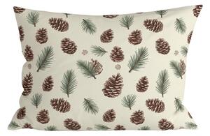 Bavlnená obliečka na vankúš PINE CONES 50x70 cm, farebný