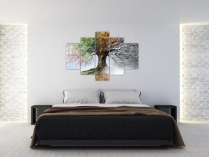 Obraz - Strom štyroch ročných období (150x105 cm)