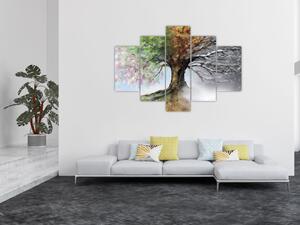 Obraz - Strom štyroch ročných období (150x105 cm)
