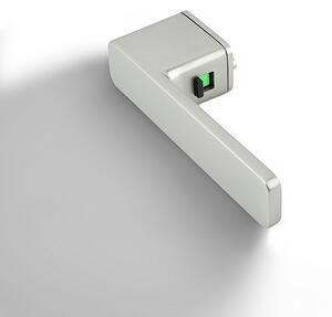 Dverné kovanie COBRA STRIGA-S EASY LOCK (ONS - nikel matný), kľučka-kľučka, Uzamykanie na kľučke, COBRA ONS (nikel matný)