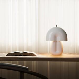 Maytoni Stolová LED lampa Hope, biela, keramika, výška 35 cm, 3000 K, Biela / opálová, Obývacia izba / jedáleň, Keramický, Škandinávsky, Stojacie svietidlo