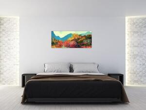 Obraz - Farby jesene (120x50 cm)